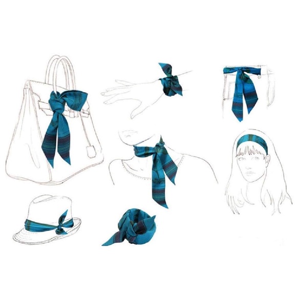 3/$15 Gray Cheetah Twilly Purse Head Neck Scarf - Picture 7 of 8